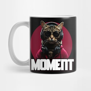 Moment Cool Cat Design Mug